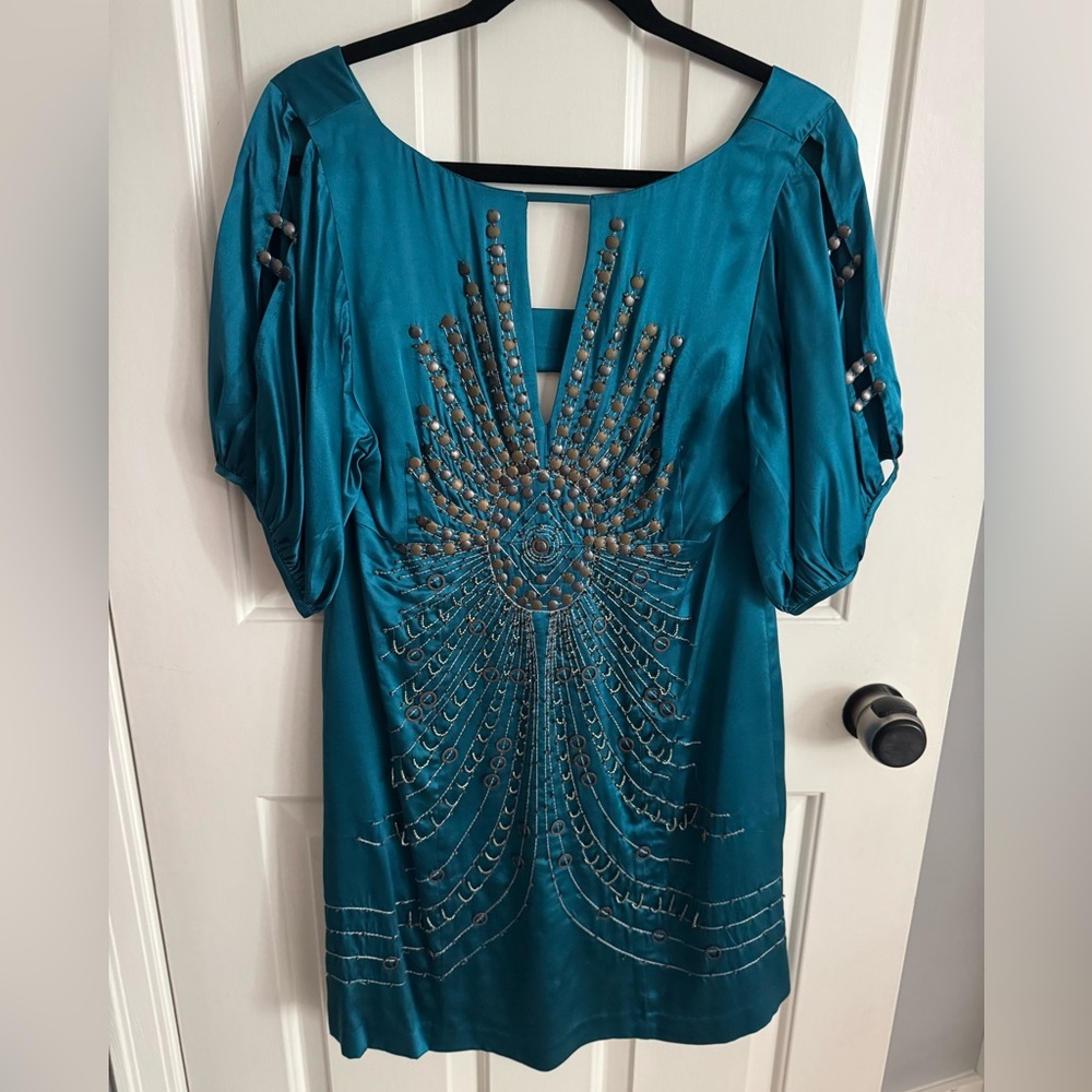 Nanette Lepore Turquoise Dress